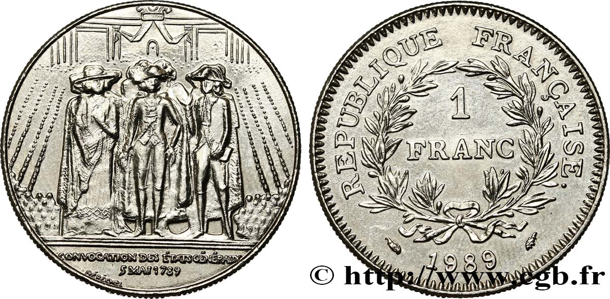 1 franc États Généraux 1989  F.228/2 SC63 