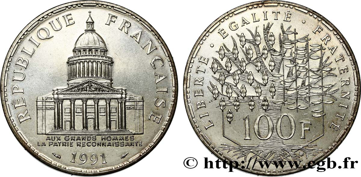 100 francs Panthéon 1991  F.451/11 fST63 