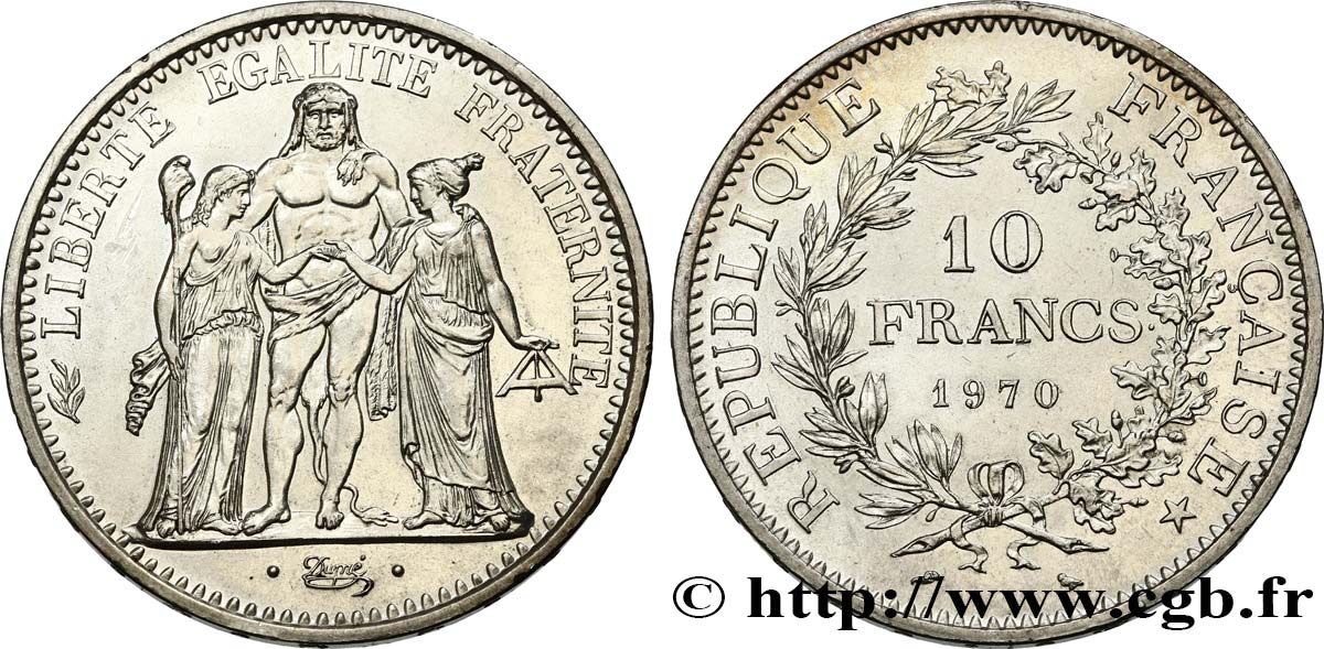 10 francs Hercule 1970  F.364/9 EBC 