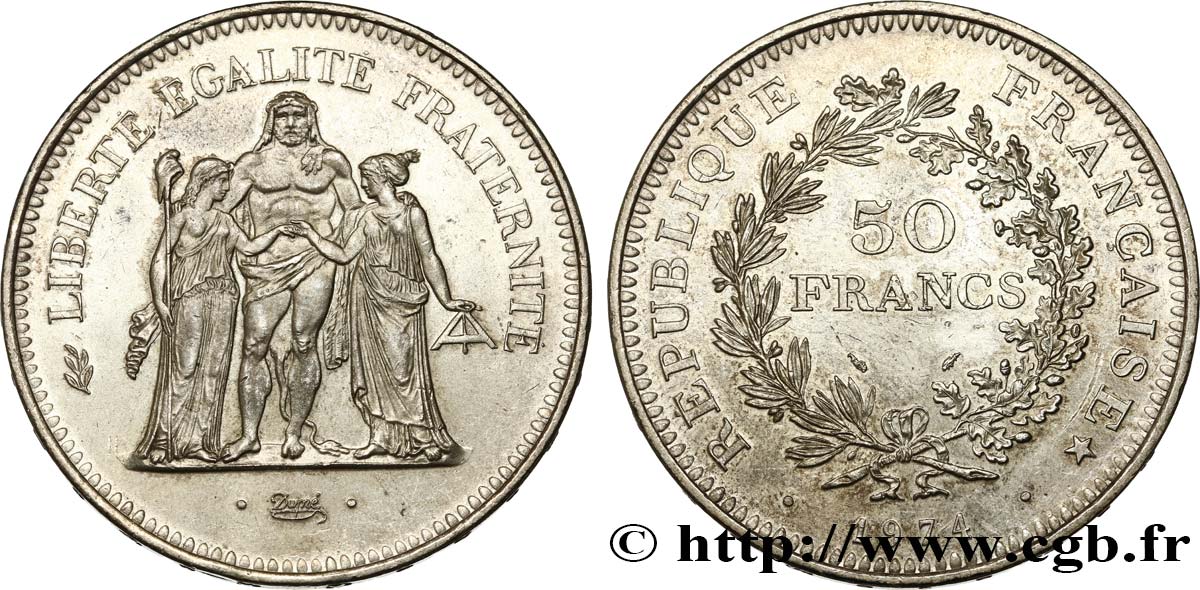 50 francs Hercule 1974  F.427/2 VZ 