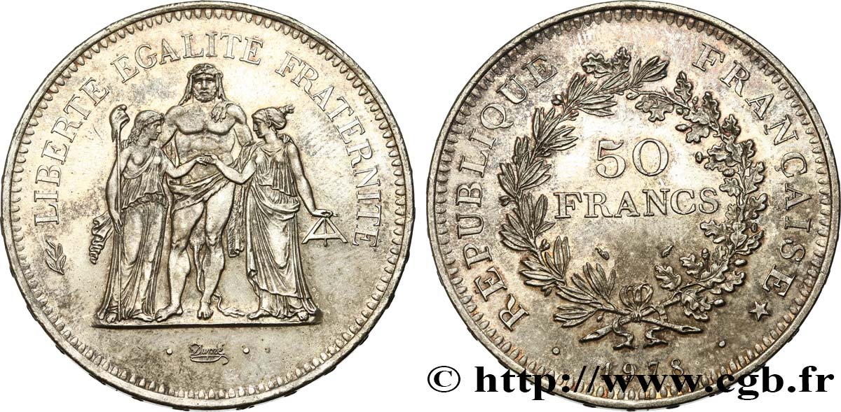 Prix D'une Piece De 50 Francs En Argent 1978