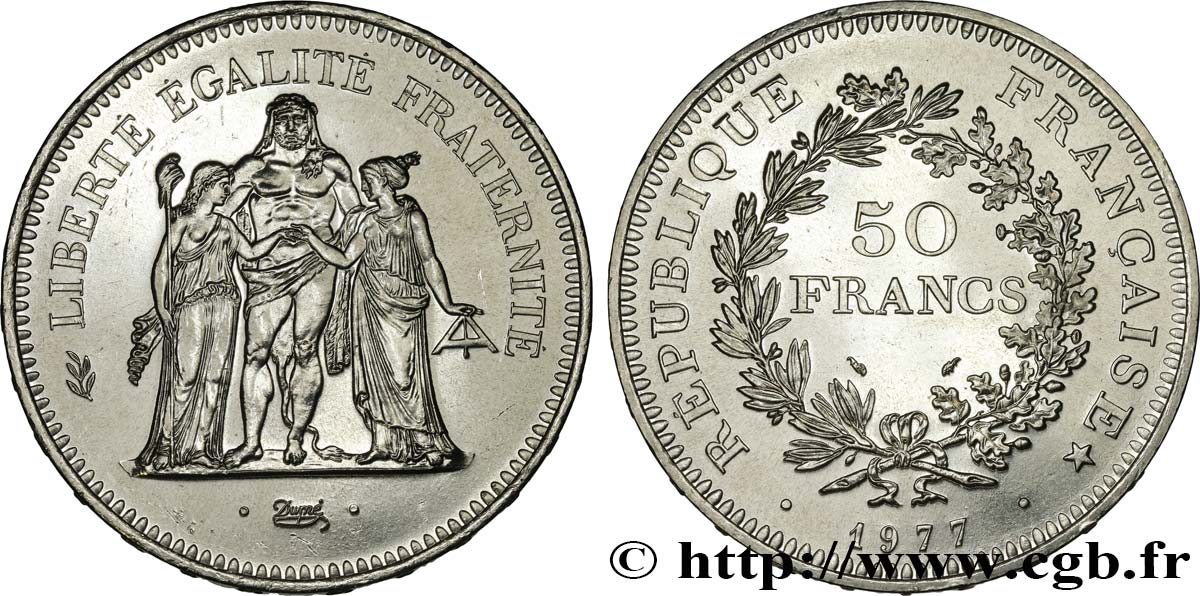 50 francs Hercule 1977  F.427/5 fST64 