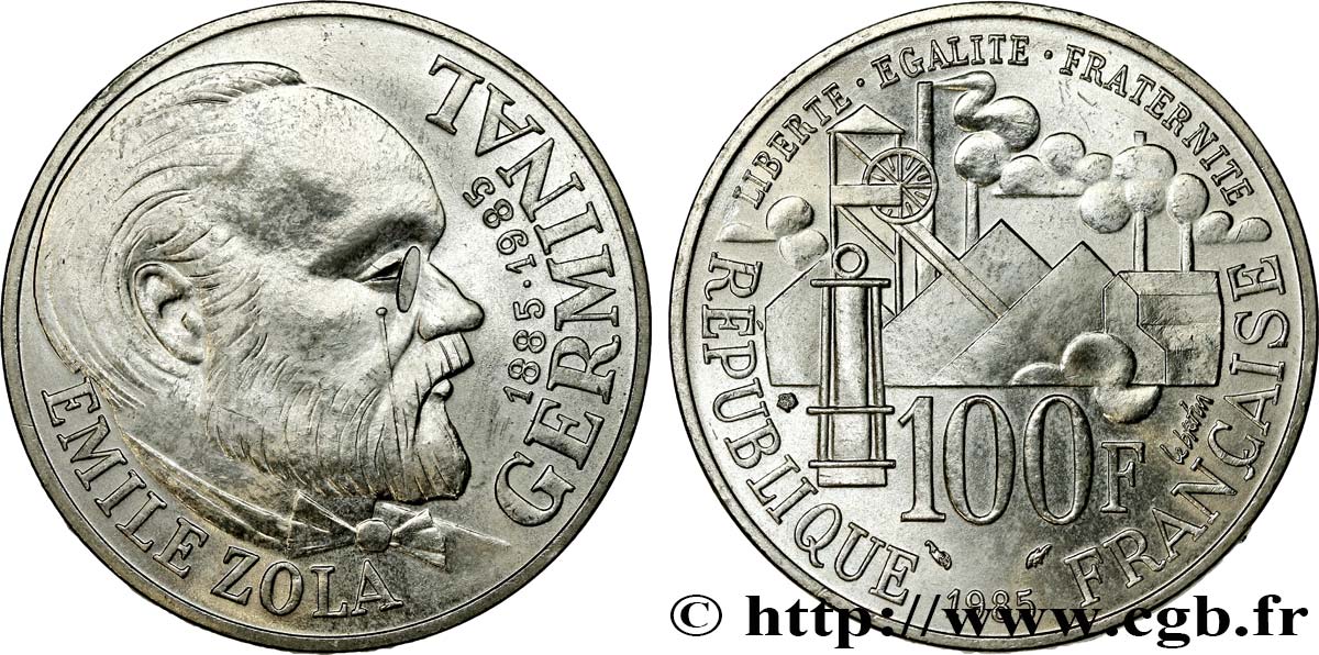 100 francs Émile Zola 1985  F.453/2 q.SPL 