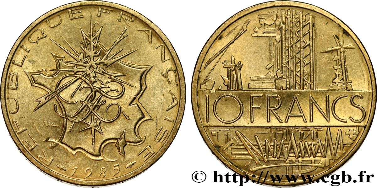 10 francs Mathieu 1985 Pessac F.365/13 EBC55 