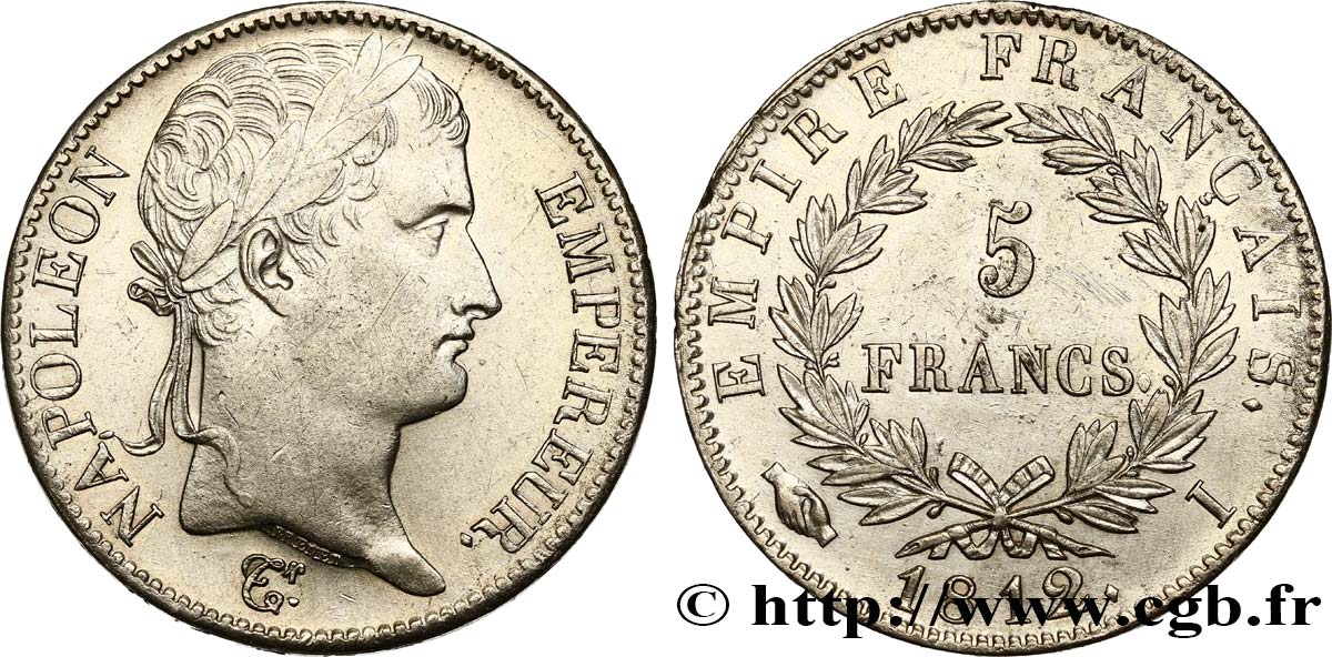 5 francs Napoléon Empereur, Empire français 1812 Limoges F.307/46 SUP 
