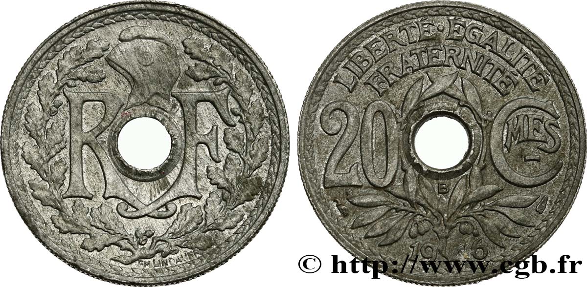 20 centimes Lindauer 1946 Beaumont-Le-Roger F.155/6 MBC52 