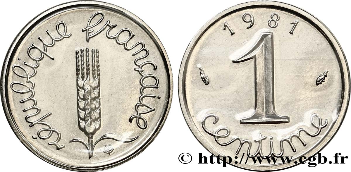 1 centime Épi 1981 Pessac F.106/38 FDC 