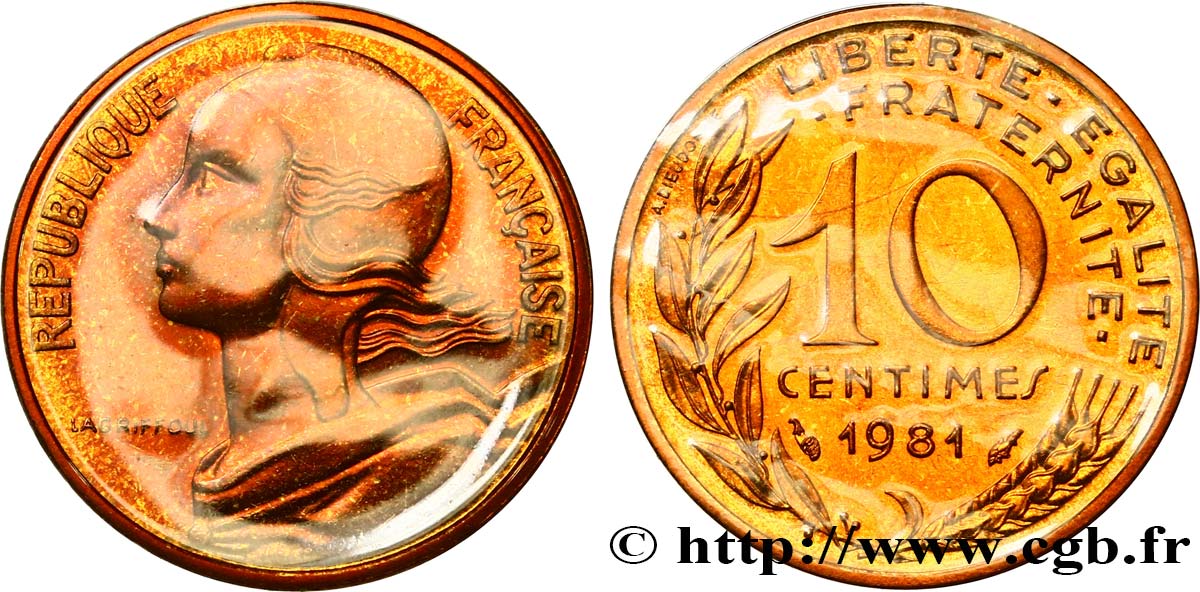 10 centimes Marianne 1981 Pessac F.144/21 FDC 