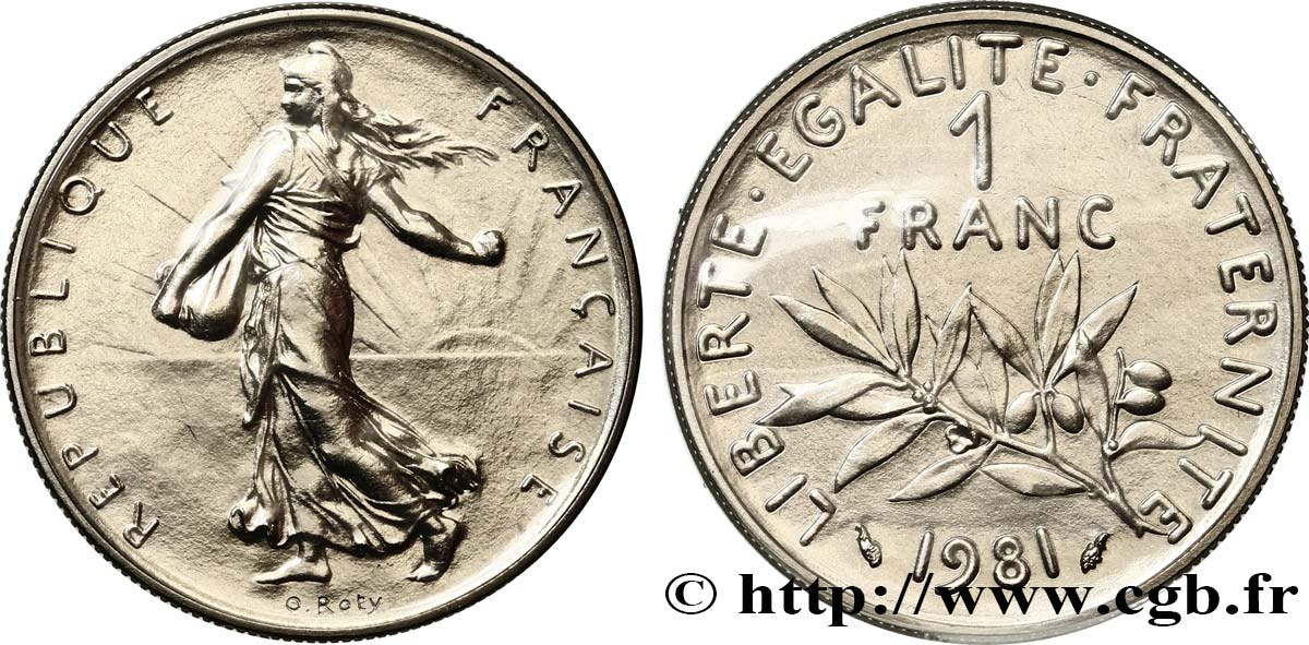 1 franc Semeuse, nickel 1981 Pessac F.226/26 MS 