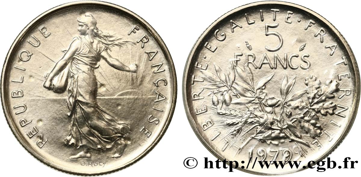 5 francs Semeuse, nickel 1979 Pessac F.341/11 MS 