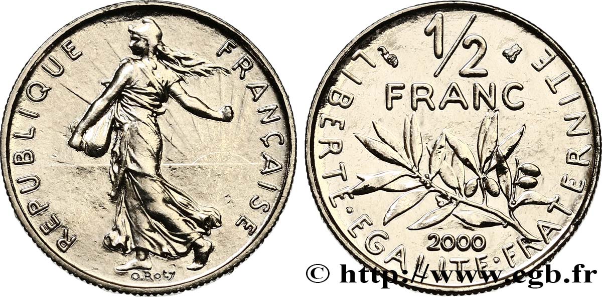 1/2 franc Semeuse 2000 Pessac F.198/43 SC64 