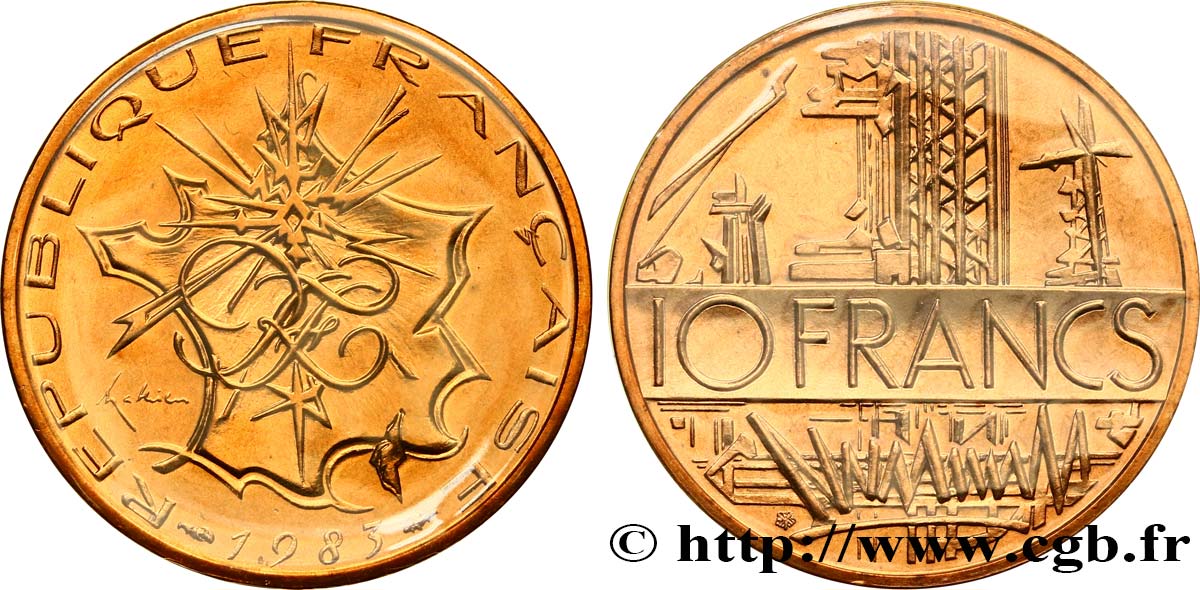 10 francs Mathieu, tranche A 1983 Pessac F.365/11 MS 