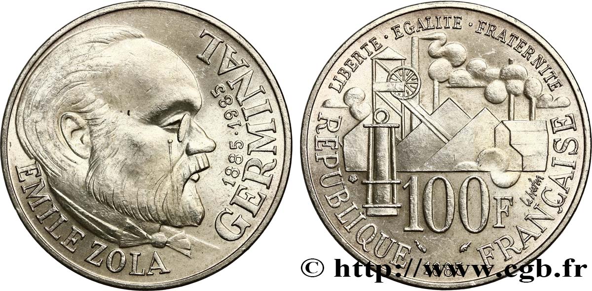 100 francs Émile Zola 1985  F.453/2 SUP 