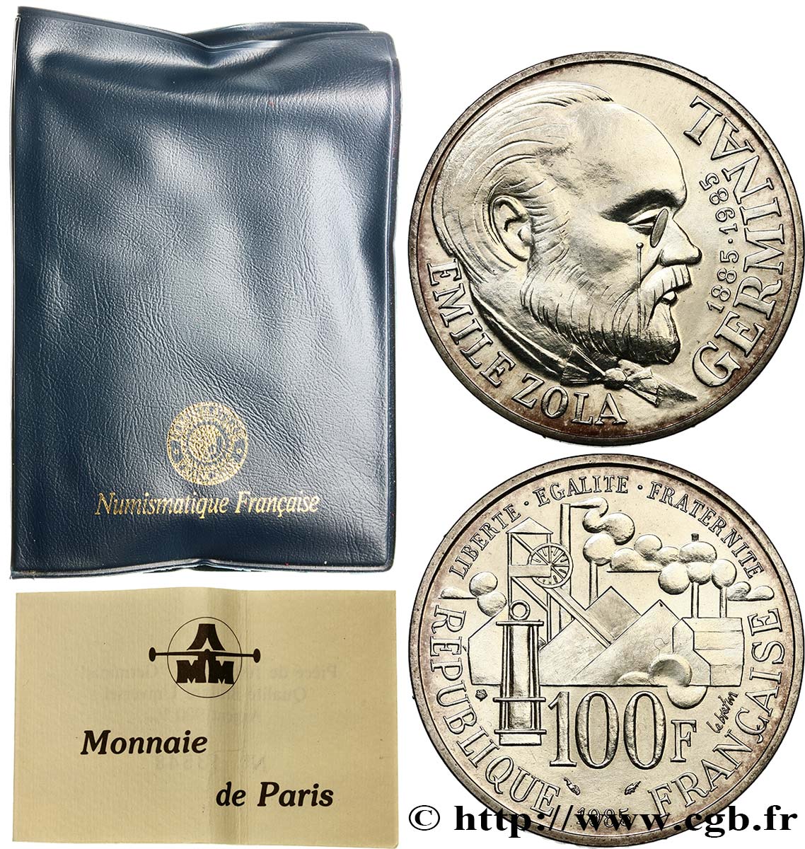 100 francs  Emile Zola Brillant Universel 1985  F.1601 3 fST 