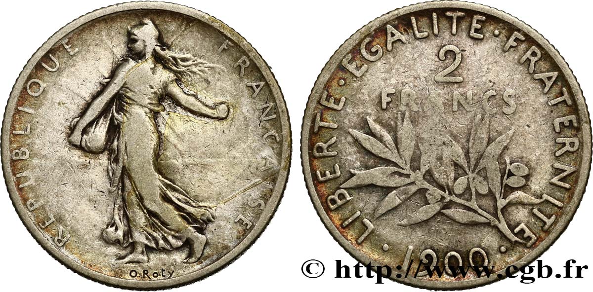 2 francs Semeuse 1900  F.266/4 B12 