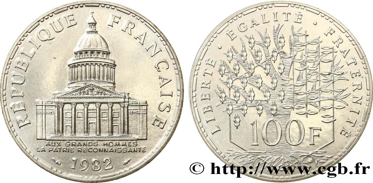 100 francs Panthéon 1982  F.451/2 FDC 