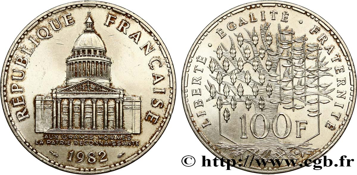 100 francs Panthéon 1982  F.451/2 MBC+ 