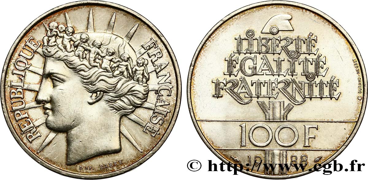 100 francs Fraternité 1988  F.456/2 EBC 