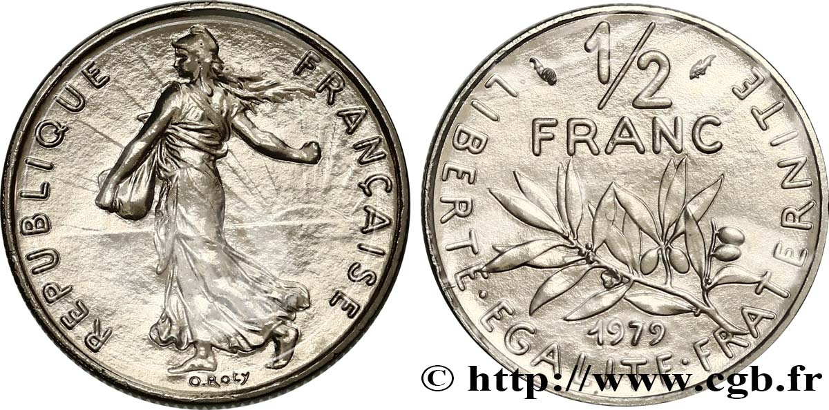 1/2 franc Semeuse 1979 Pessac F.198/18 FDC 