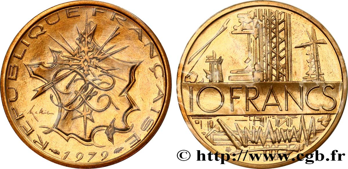 10 francs Mathieu 1979 Pessac F.365/7 FDC 