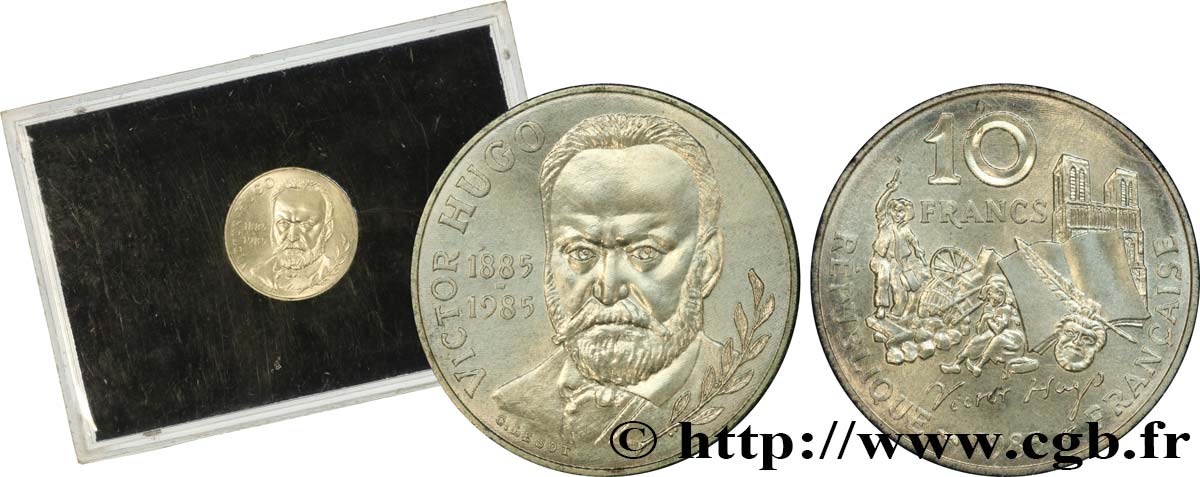 Brillant Universel 10 francs - Victor Hugo 1985  F.1300 2 MS 