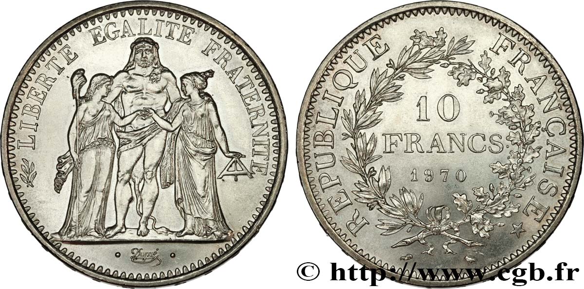 10 francs Hercule 1970  F.364/9 SC64 