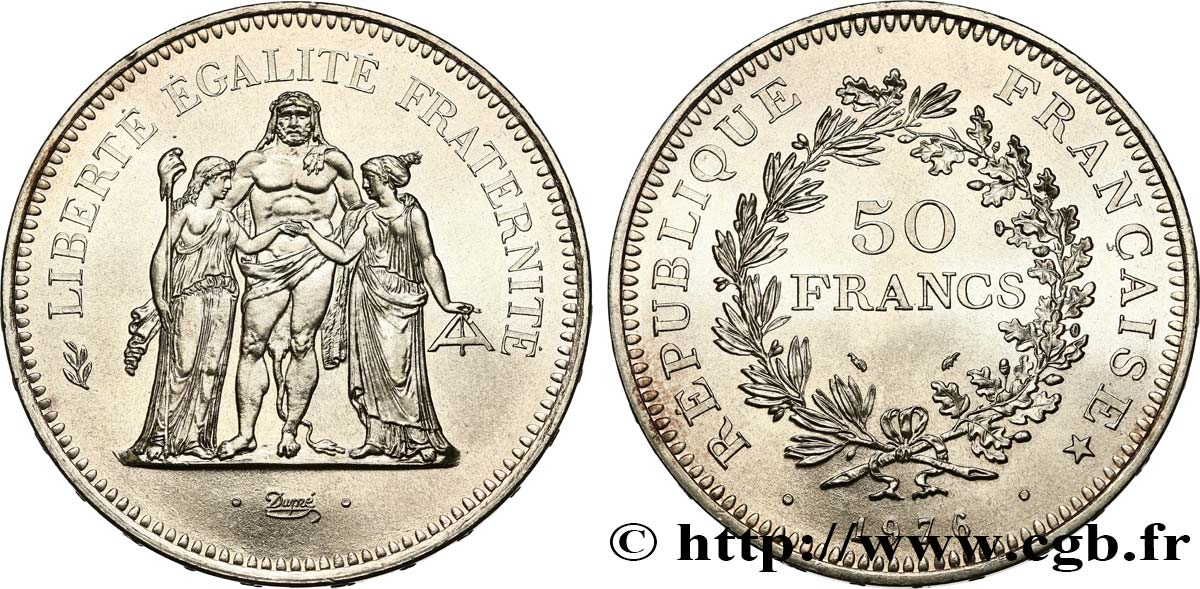 50 francs Hercule 1976  F.427/4 fST64 