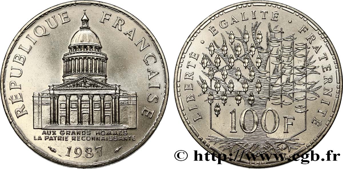 100 francs Panthéon 1987  F.451/7 SC64 