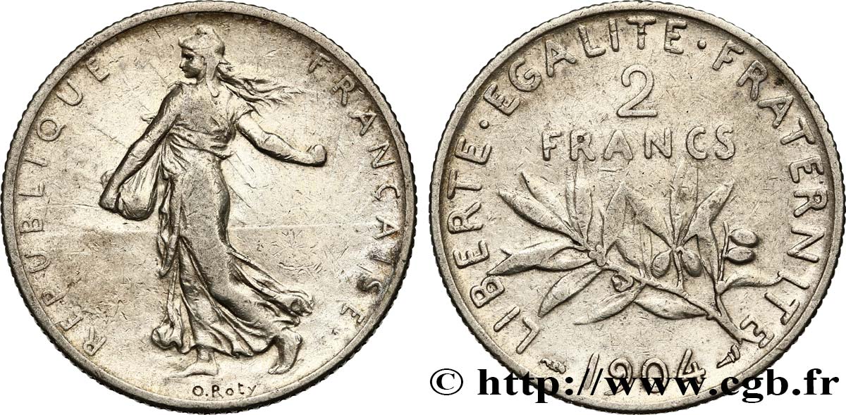 2 francs Semeuse 1904  F.266/8 BC25 