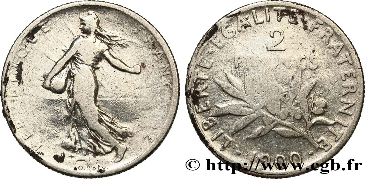 2 francs Semeuse 1900  F.266/4 B 