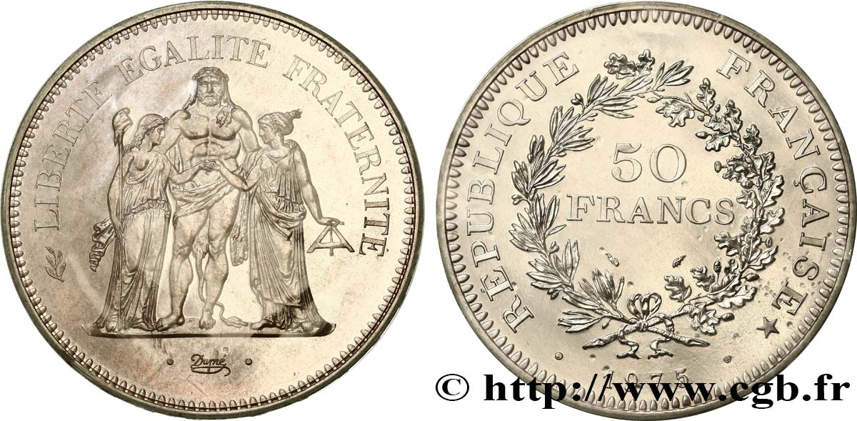 50 francs Hercule 1975  F.427/3 MS 