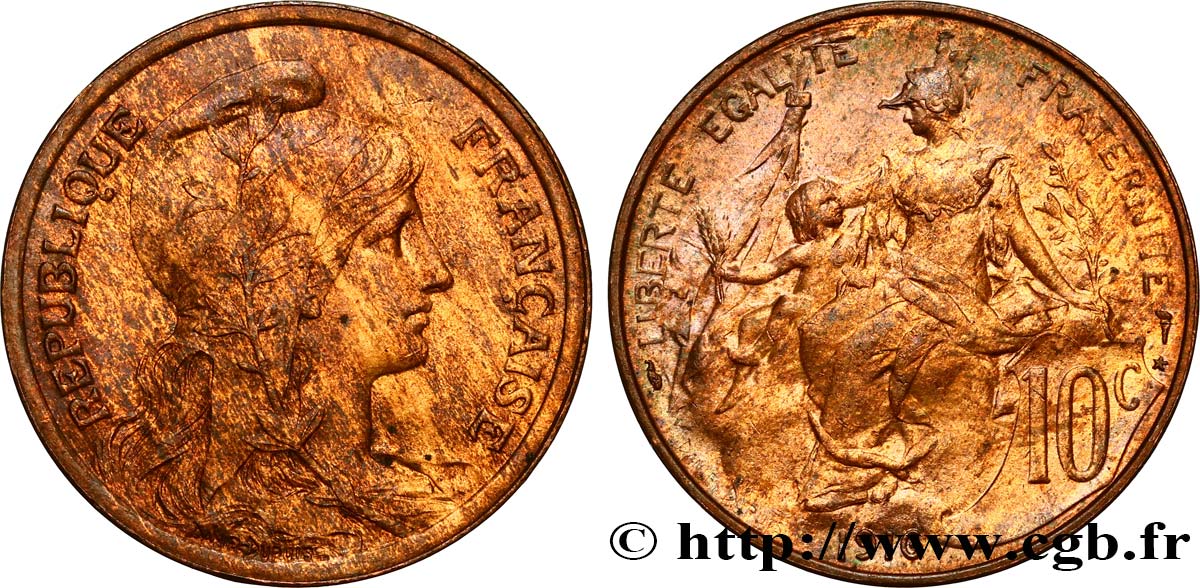 10 centimes Daniel-Dupuis 1916  F.136/27 SPL60 
