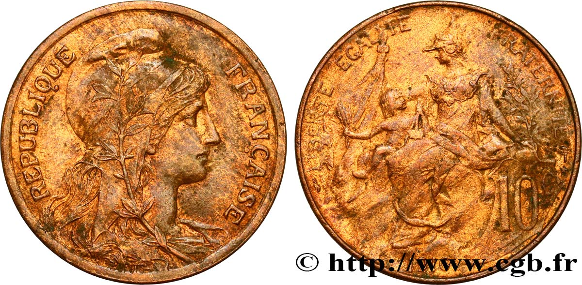 10 centimes Daniel-Dupuis 1916  F.136/27 SPL58 