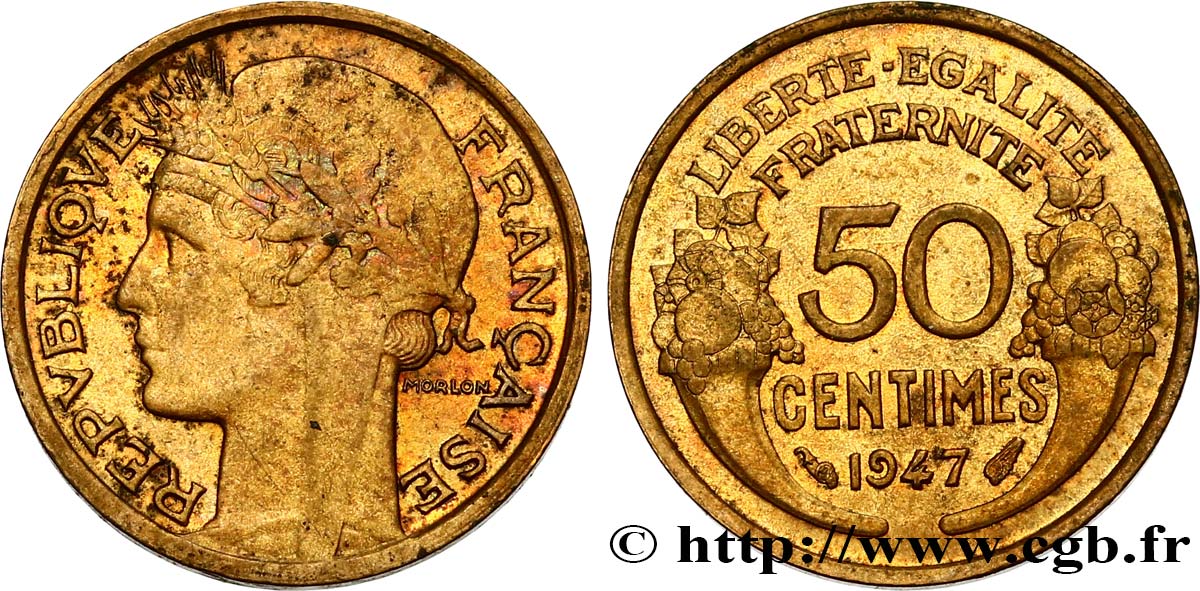 50 centimes Morlon  1947  F.192/19 TTB52 