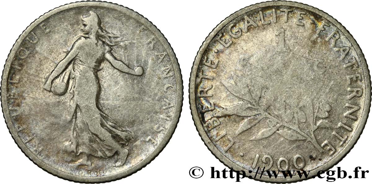 1 franc Semeuse 1900  F.217/4 B10 