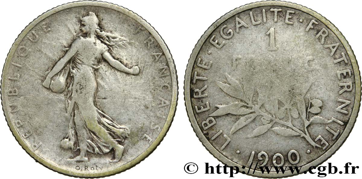 1 franc Semeuse 1900  F.217/4 VG10 