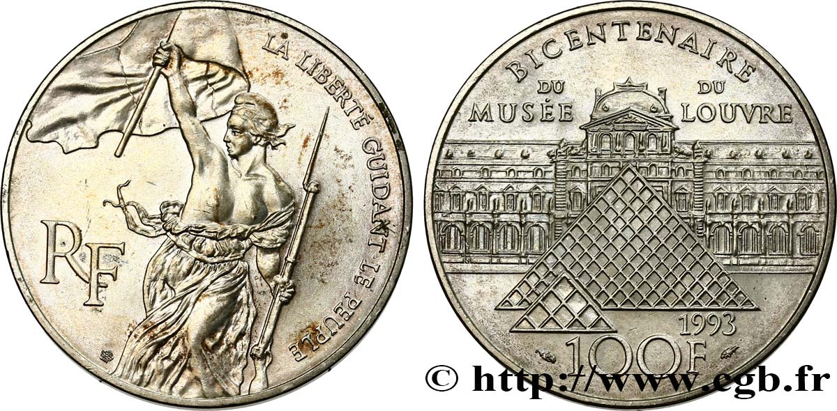 100 francs Liberté guidant le peuple 1993  F.461/2 AU 