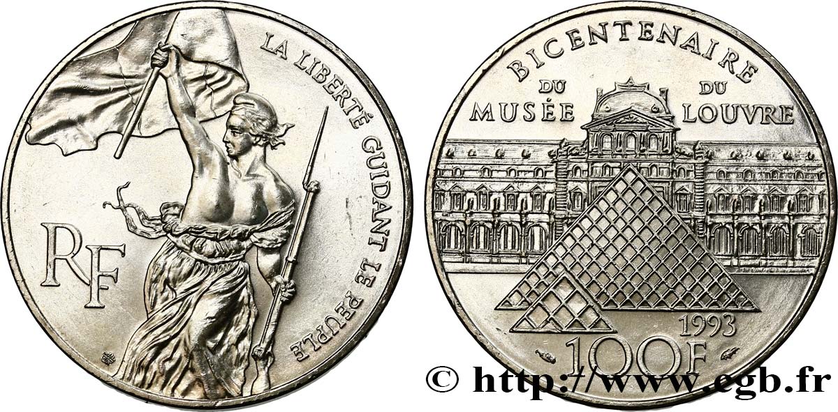 100 francs Liberté guidant le peuple 1993  F.461/2 MS63 