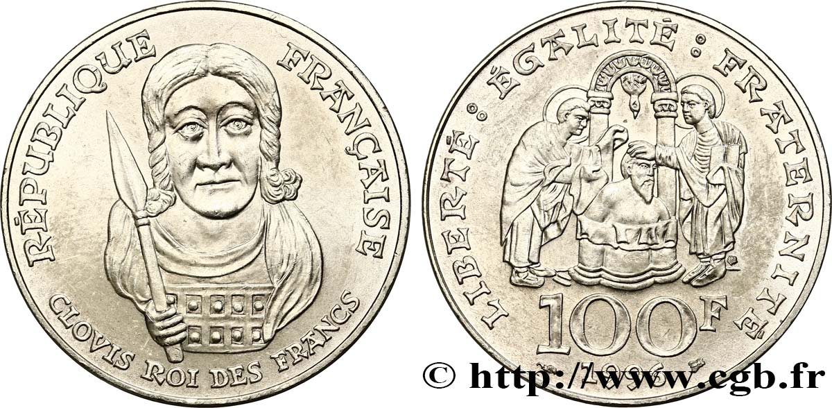 100 francs Clovis 1996  F.464/2 SUP+ 