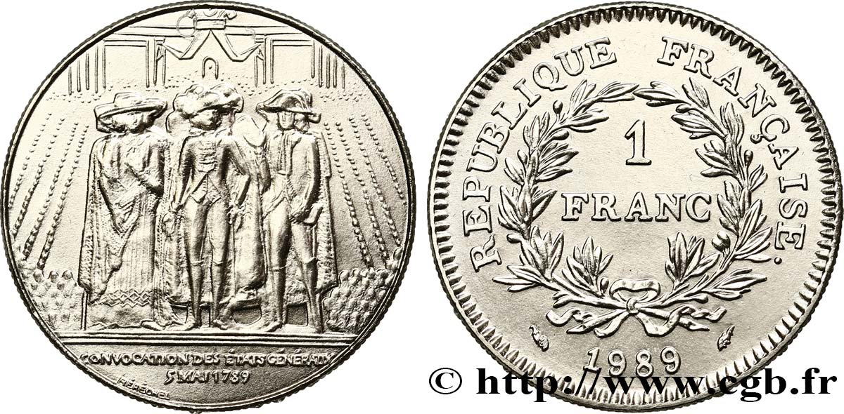 1 franc États Généraux 1989  F.228/2 ST 