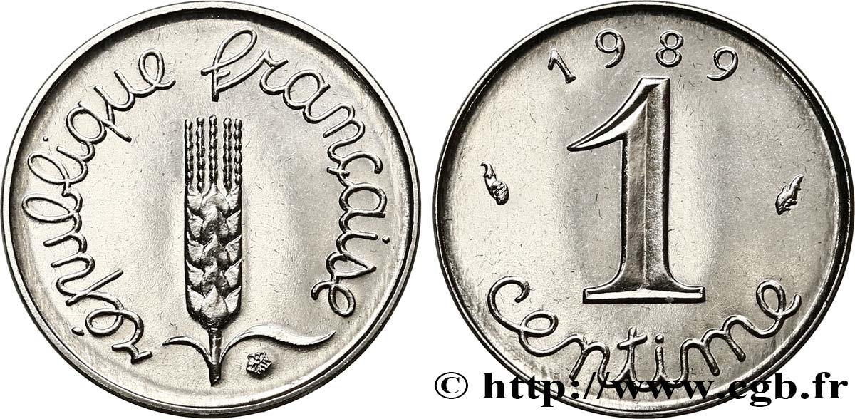 1 centime Épi 1989 Pessac F.106/46 MS 