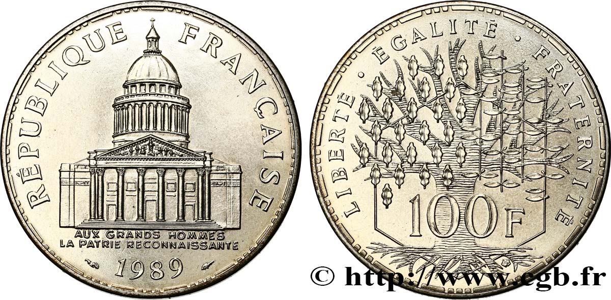 100 francs Panthéon 1989  F.451/9 SPL 
