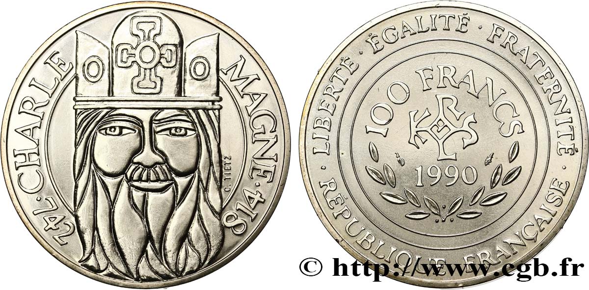100 francs Charlemagne 1990  F.458/2 ST 