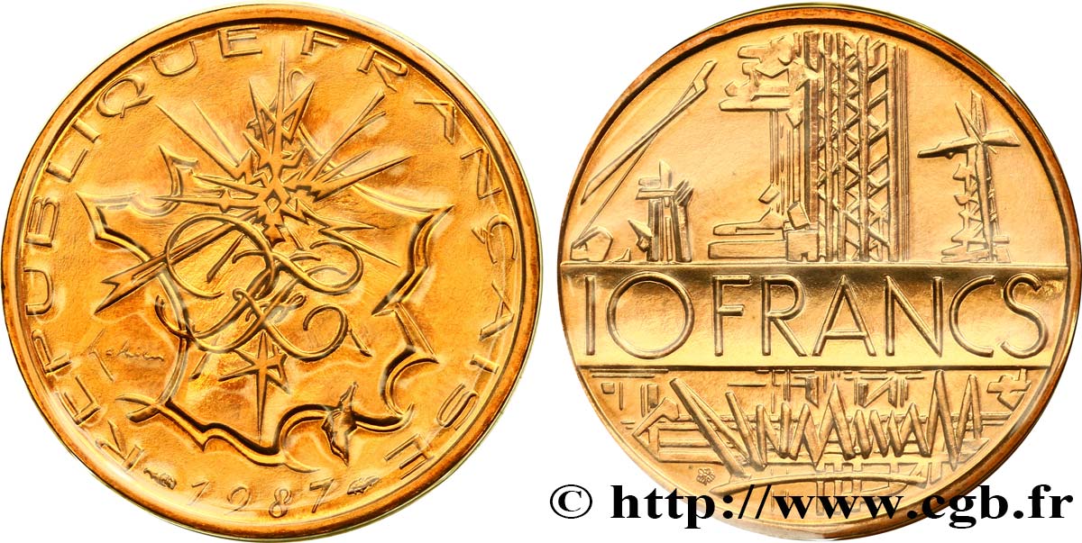 10 francs Mathieu 1987 Pessac F.365/14 MS 