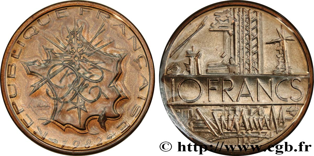 10 francs Mathieu 1982 Pessac F.365/10 MS 