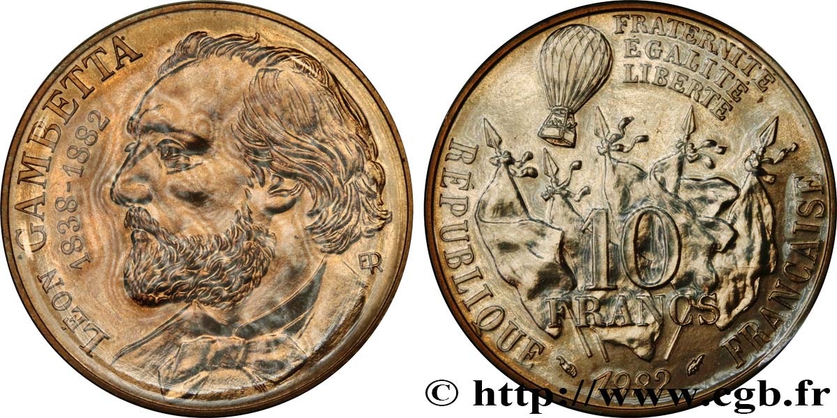 10 francs Gambetta 1982  F.366/2 MS 