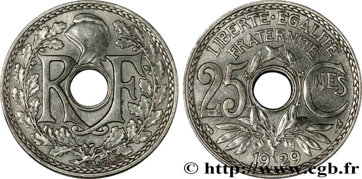 25 centimes Lindauer 1929  F.171/13 BB48 