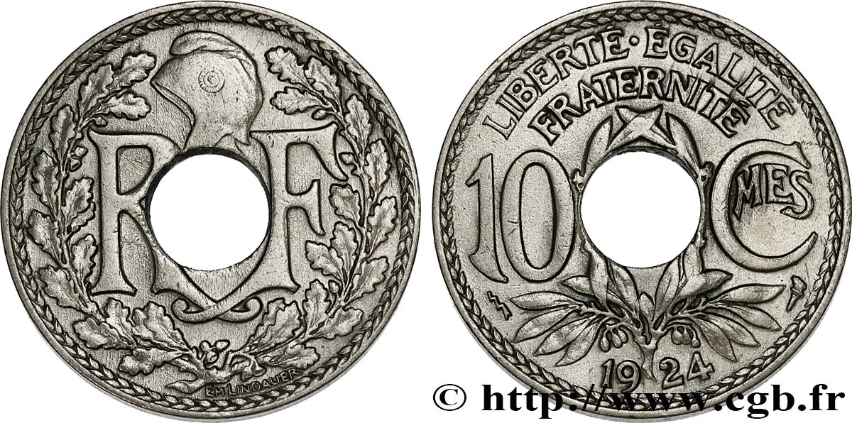 10 centimes Lindauer 1924 Poissy F.138/11 BB45 