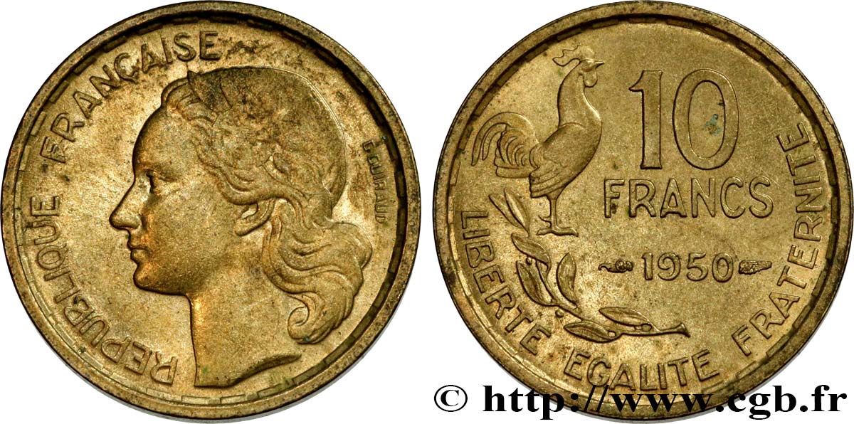 10 francs Guiraud 1950  F.363/2 VZ55 
