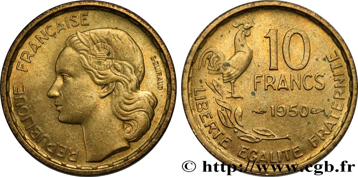 10 francs Guiraud 1950  F.363/2 MBC52 